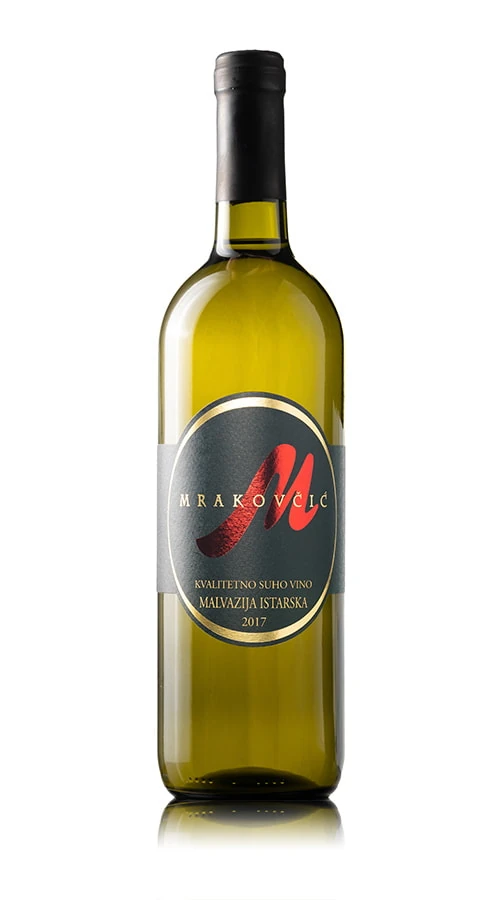 Bijelo kvalitetno vino Malvazija Istarska