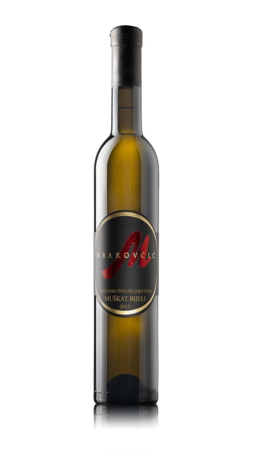 Bijelo kvalitetno vino Muškat bijeli